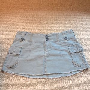 Vintage Y2K Abercrombie Cargo Mini Skirt